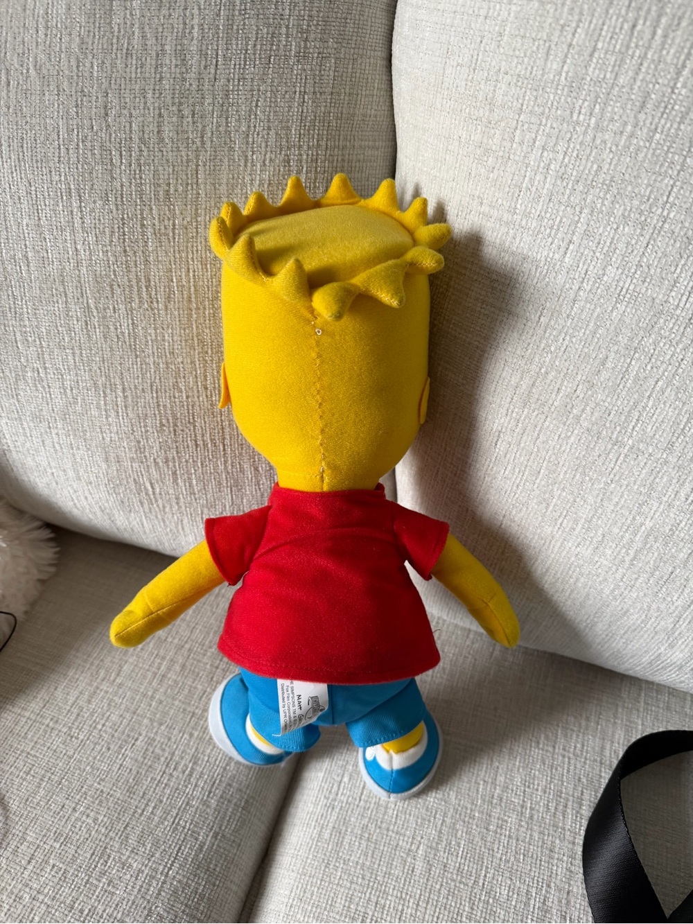 Universal Yellow Plush Bird Toy with Red Shirt and Blue Shoes - Picture 4 of 4